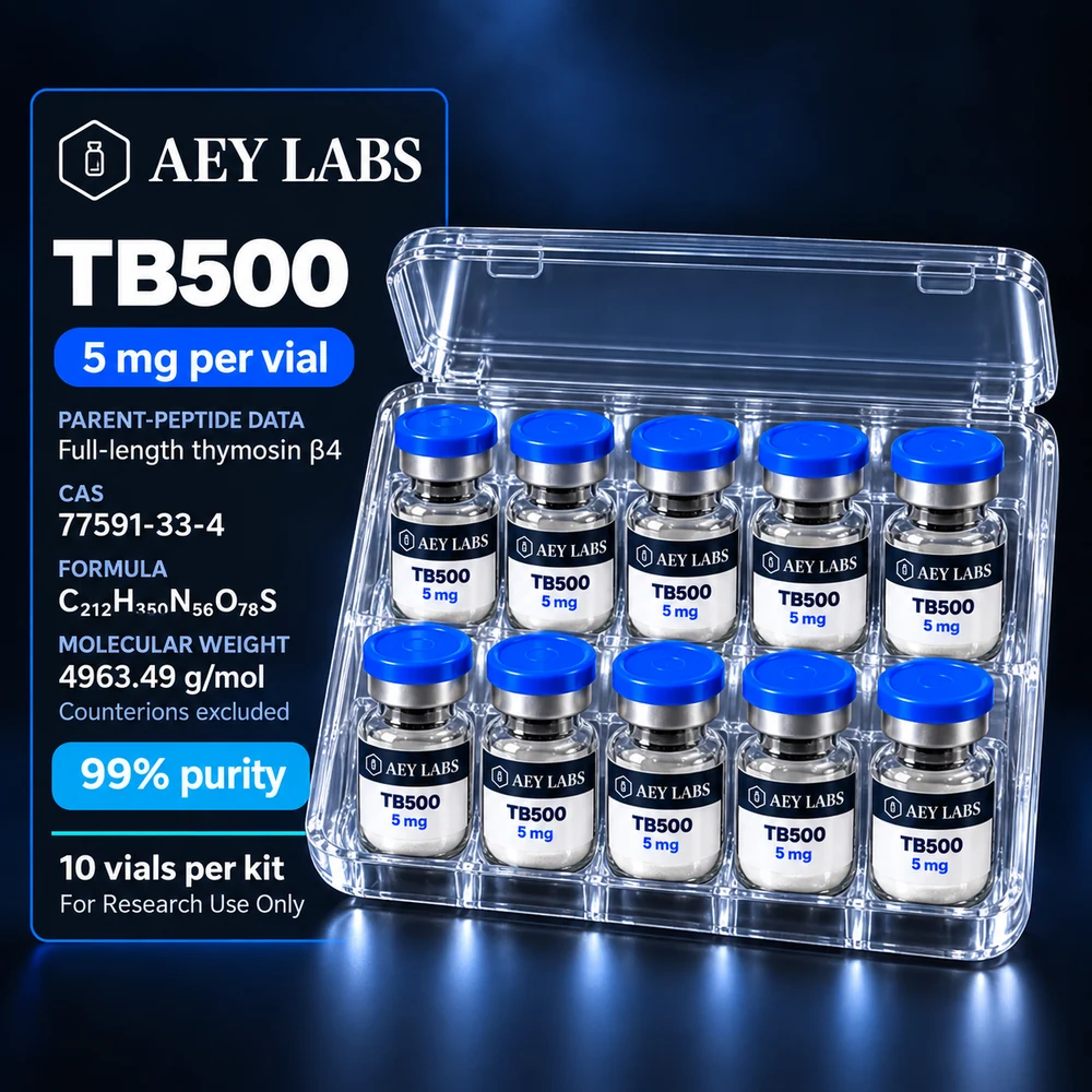 AEY Labs TB500 5mg ten-vial international research kit